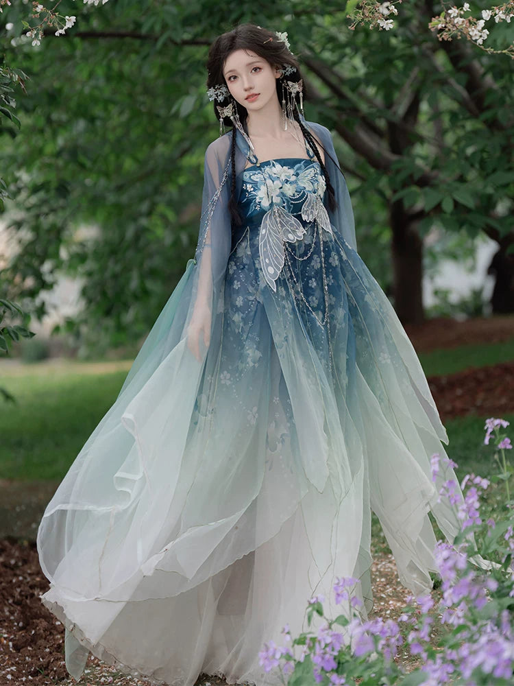 "Lily Slumber" | Modified Hezi Skirt &amp; Daxiushan Heritage Wear Set