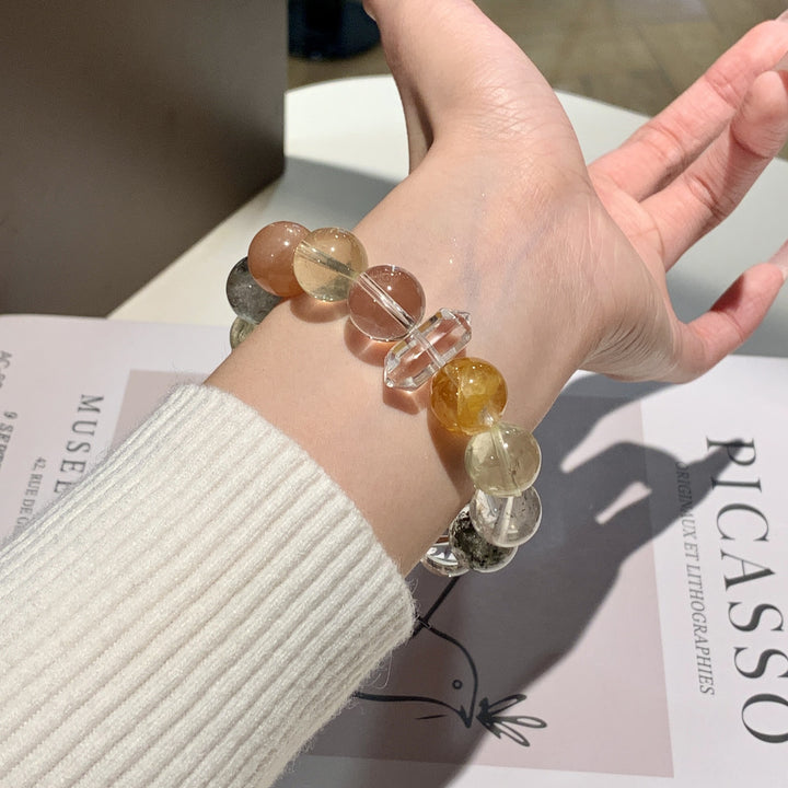 "Aura Harmony" | Curated Natural Mixed Gemstone Bracelet