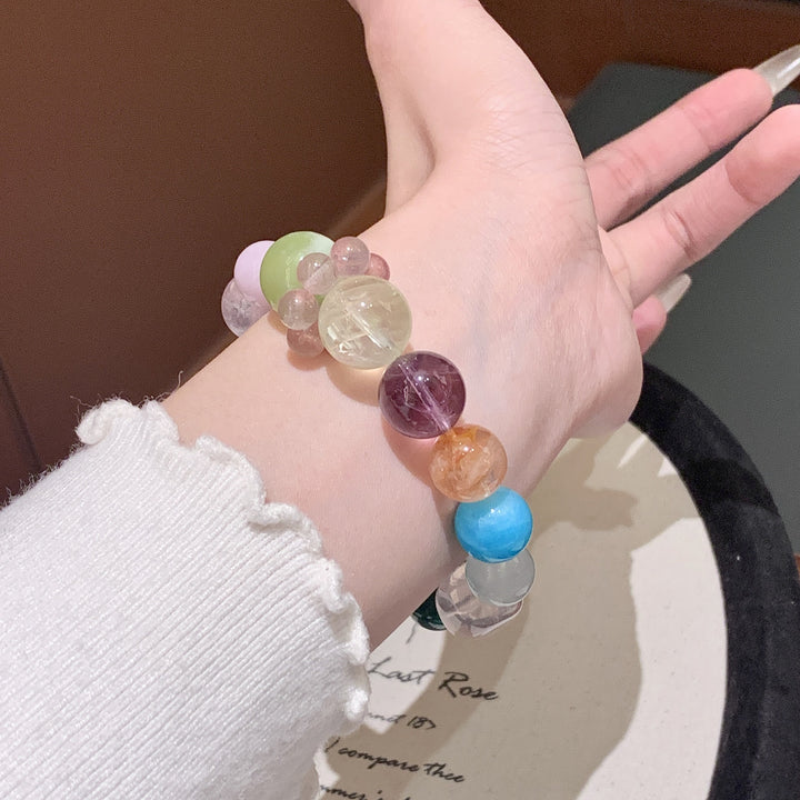 "Aura Symphony" | Natural Mixed Crystal Bracelet
