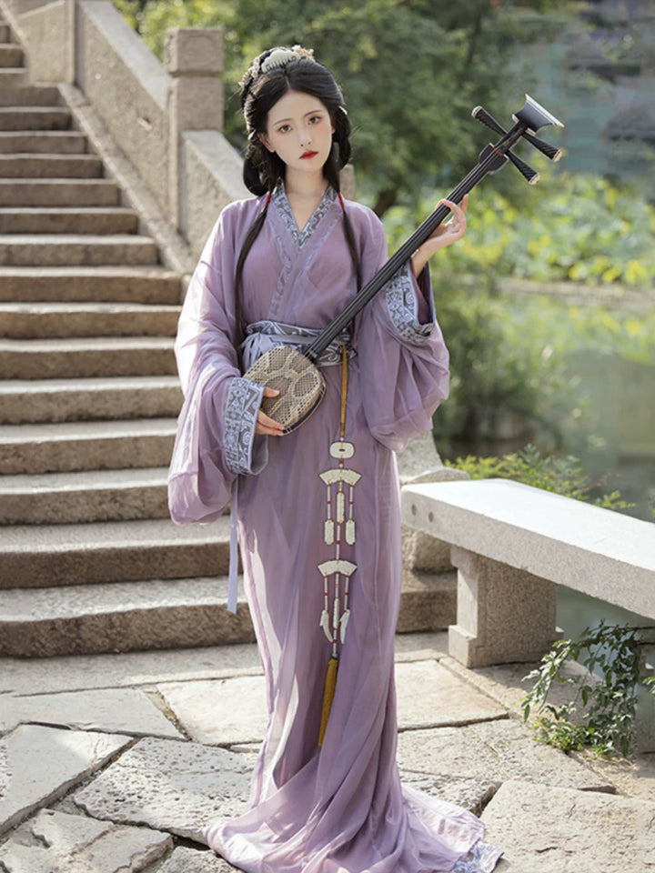 | Warring States Period Zhanguopao Straight-Hem Robe Set