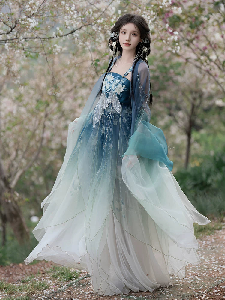 "Lily Slumber" | Modified Hezi Skirt &amp; Daxiushan Heritage Wear Set