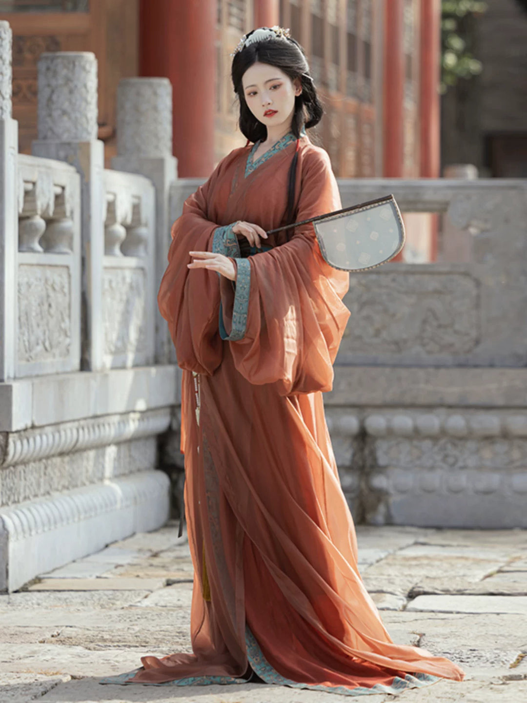 | Warring States Period Zhanguopao Straight-Hem Robe Set