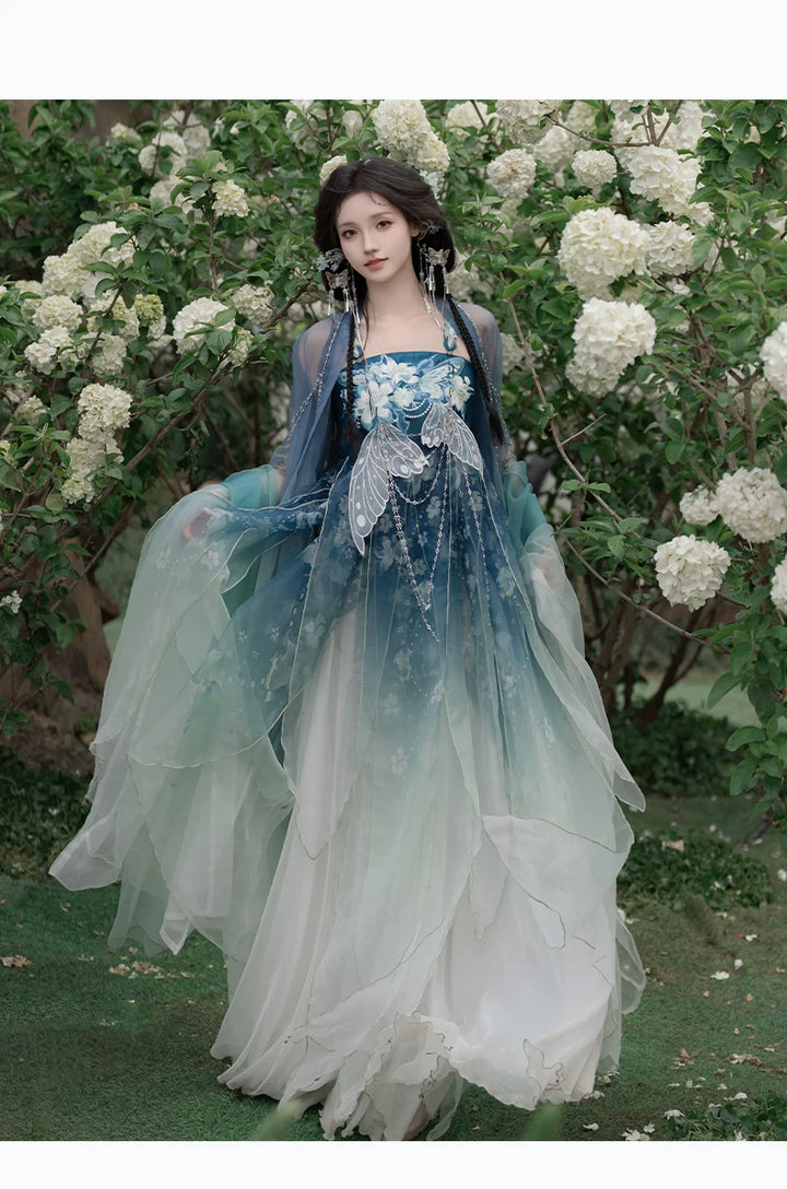 "Lily Slumber" | Modified Hezi Skirt &amp; Daxiushan Heritage Wear Set