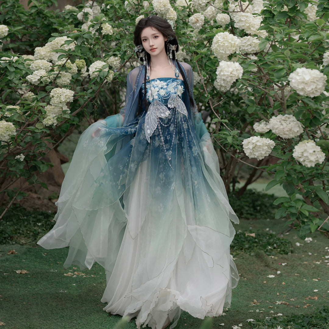 "Lily Slumber" | Modified Hezi Skirt &amp; Daxiushan Heritage Wear Set
