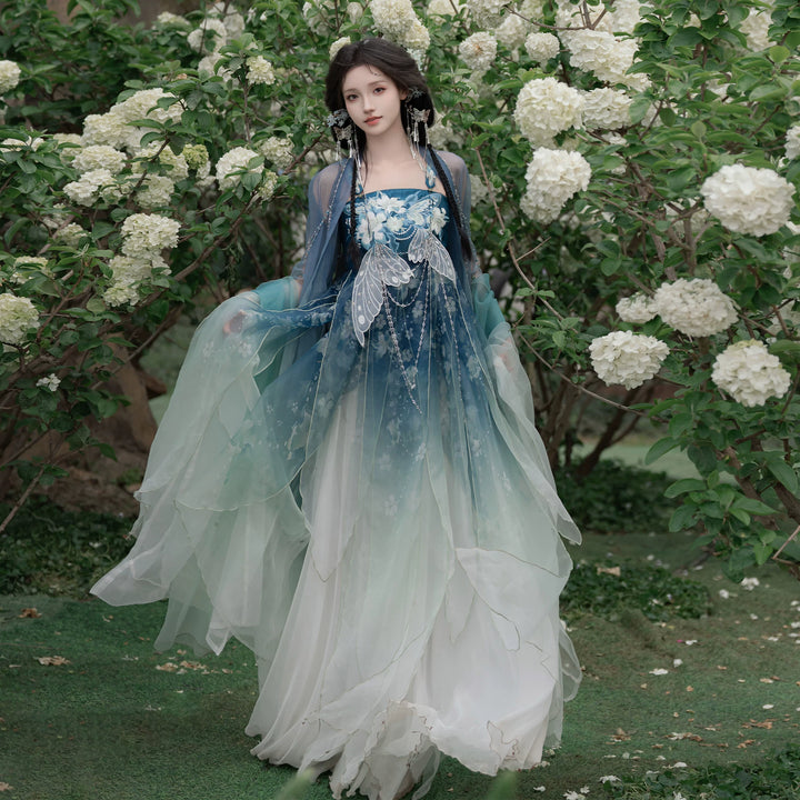 "Lily Slumber" | Modified Hezi Skirt &amp; Daxiushan Heritage Wear Set