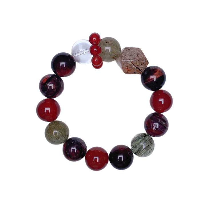 "Crimson Embers" | Natural Red Tiger&