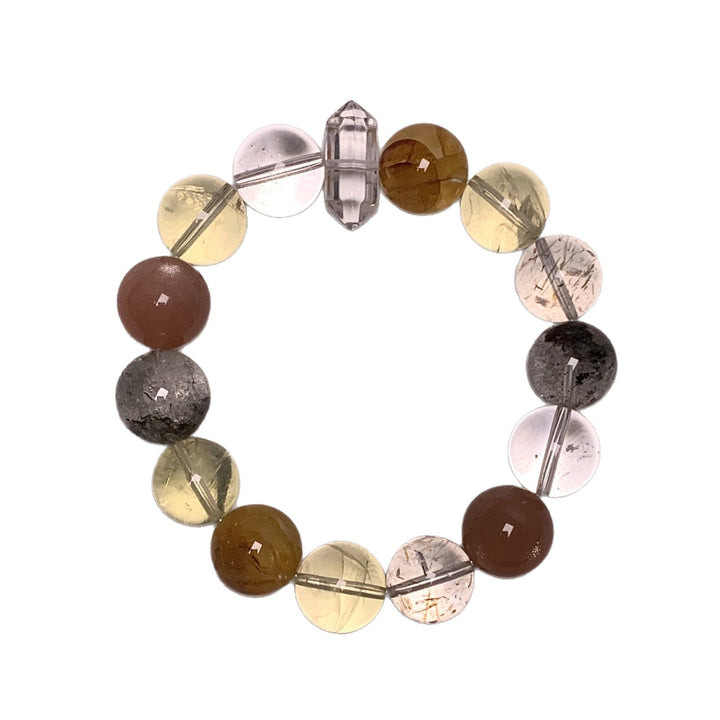 "Aura Harmony" | Curated Natural Mixed Gemstone Bracelet